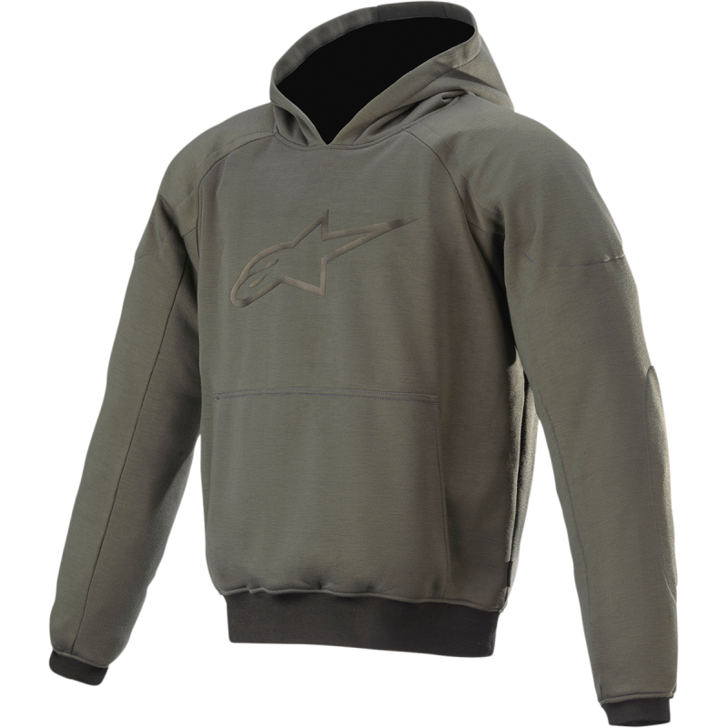 ALPINESTARS JKT/HOODIE AGELESS Green Front - Driven Powersports