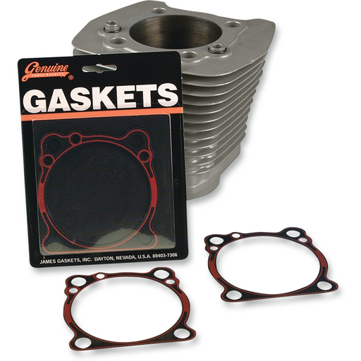 JAMES GASKET 86-12 BASE GASK METAL/BEAD .020 2PACK Front - Driven Powersports