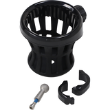 CIRO LLC HOLDER DRINK 1-1/4 Black Front - Driven Powersports