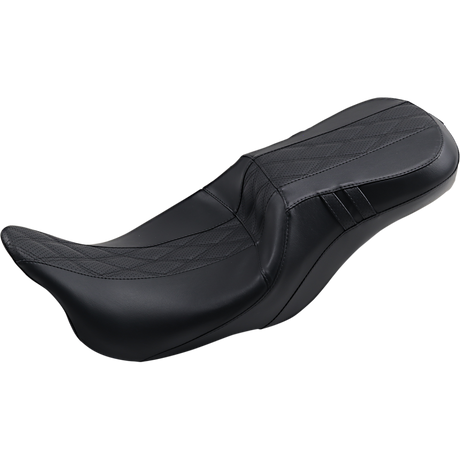 LE PERA SEAT OCAST 2UP DD FLH08 + (ALL BUT TRIKES) Black Front - Driven Powersports