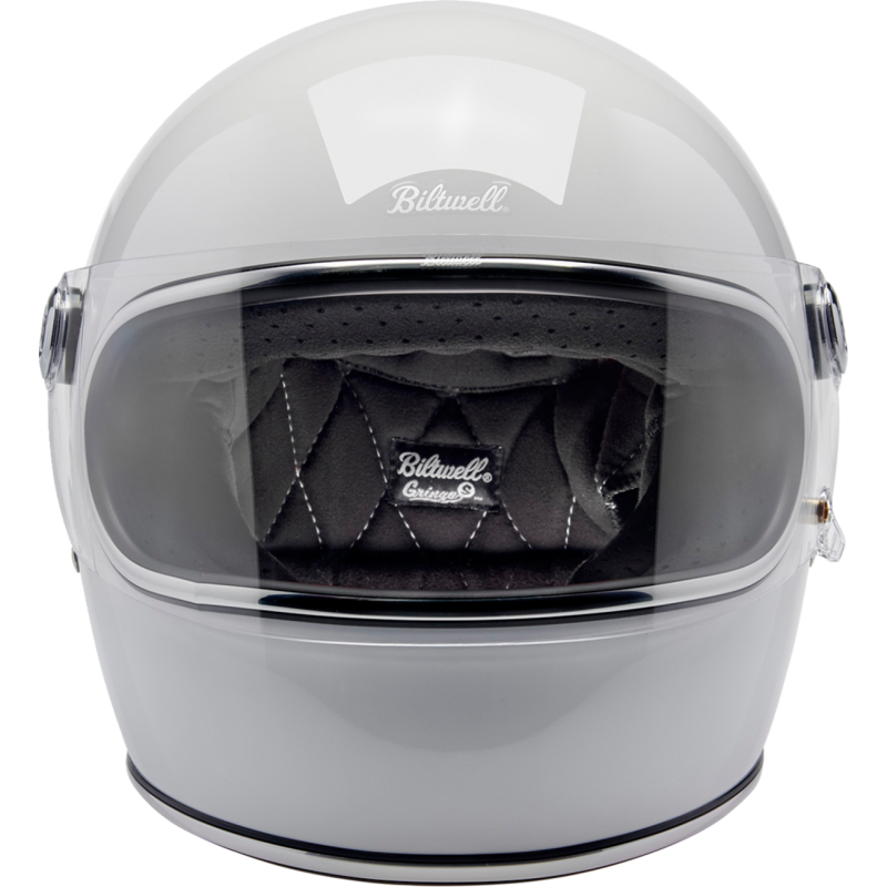 BILTWELL HELMET GRINGO S Gloss White Other - Driven Powersports