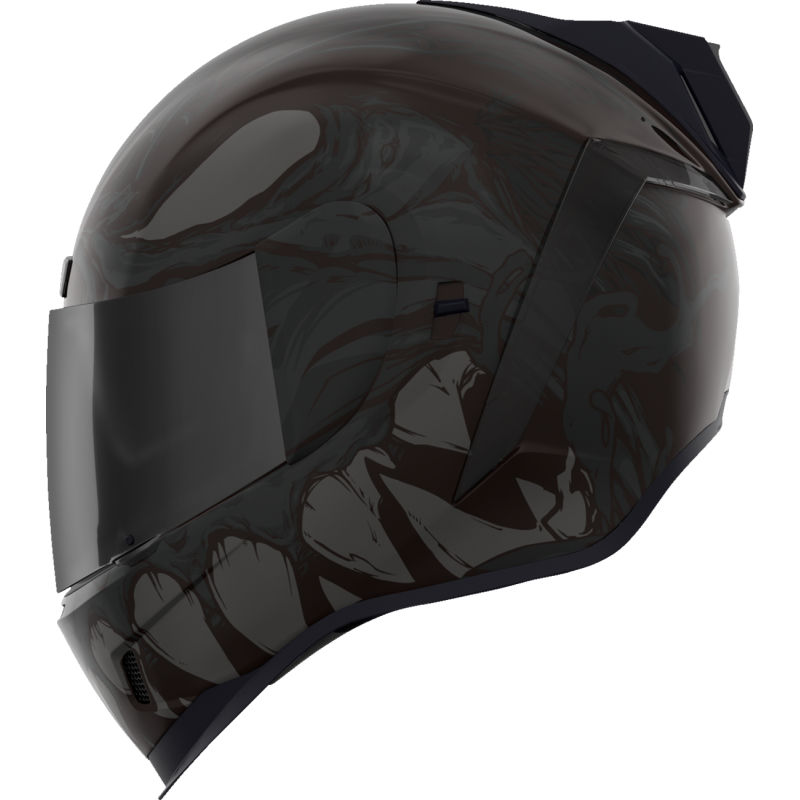 ICON HELMET AIRFORM MIPS MANIK'RR Dark Black Left Side - Driven Powersports