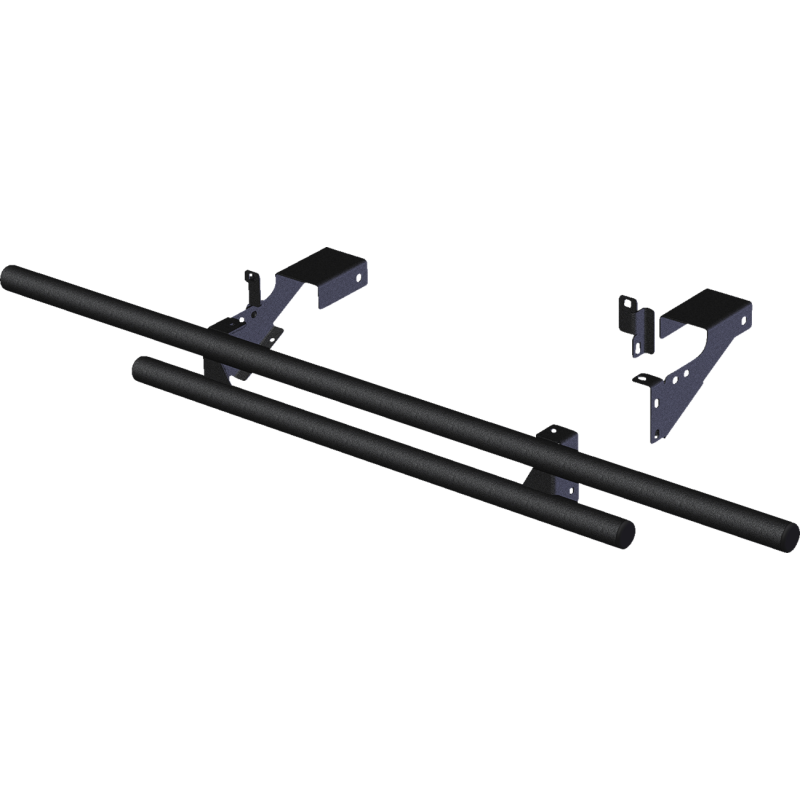 KFI PRODUCTS REAR BUMPER - - POLARIS RANGER (101425) Black Front - Driven Powersports