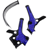 ACERBIS Frame Guards- X-GRIP YZ65:18-22 Black/Blue Front - Driven Powersports