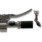 DRAG SPECIALTIES DUET H/BAR SWITCH KIT Black Front - Driven Powersports