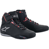 ALPINESTARS SHOE SEKTOR WP Black/Dark Gray/Fluo Red Front - Driven Powersports