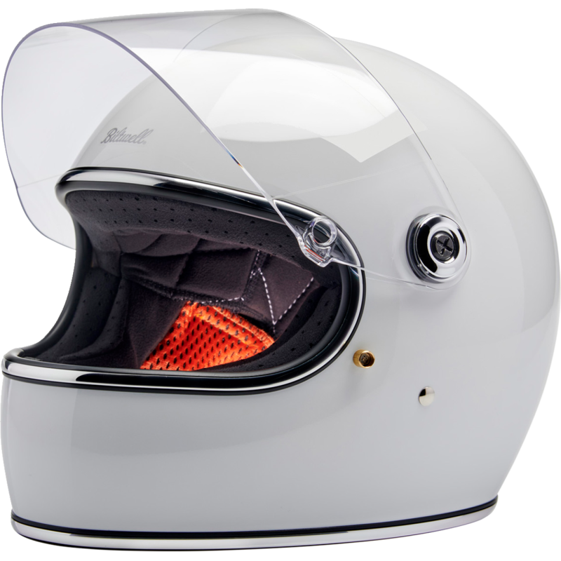BILTWELL HELMET GRINGO S Gloss White Other - Driven Powersports