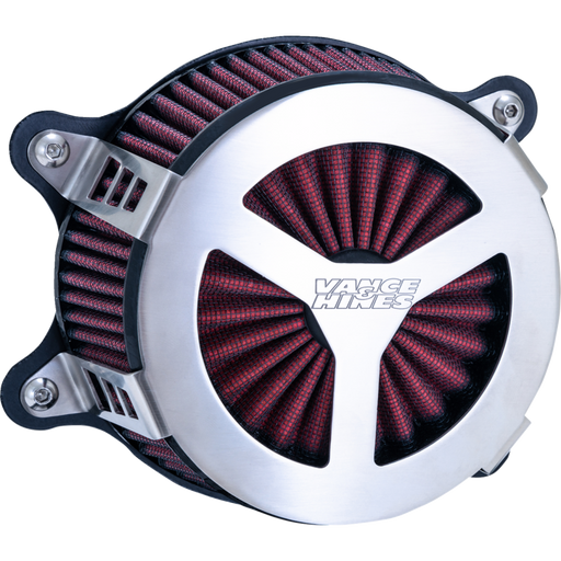 VANCE & HINES AIR CLEANER V02RAD3.BR.M8 Front - Driven Powersports