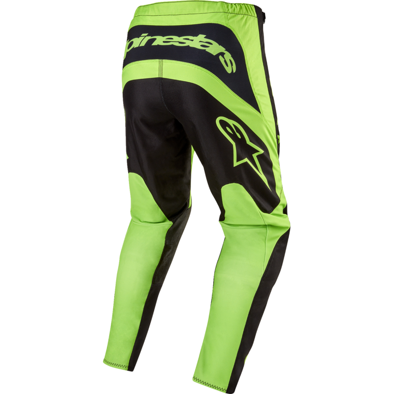 ALPINESTARS PANT F-LURV FL Black/Fluo Yellow Back - Driven Powersports