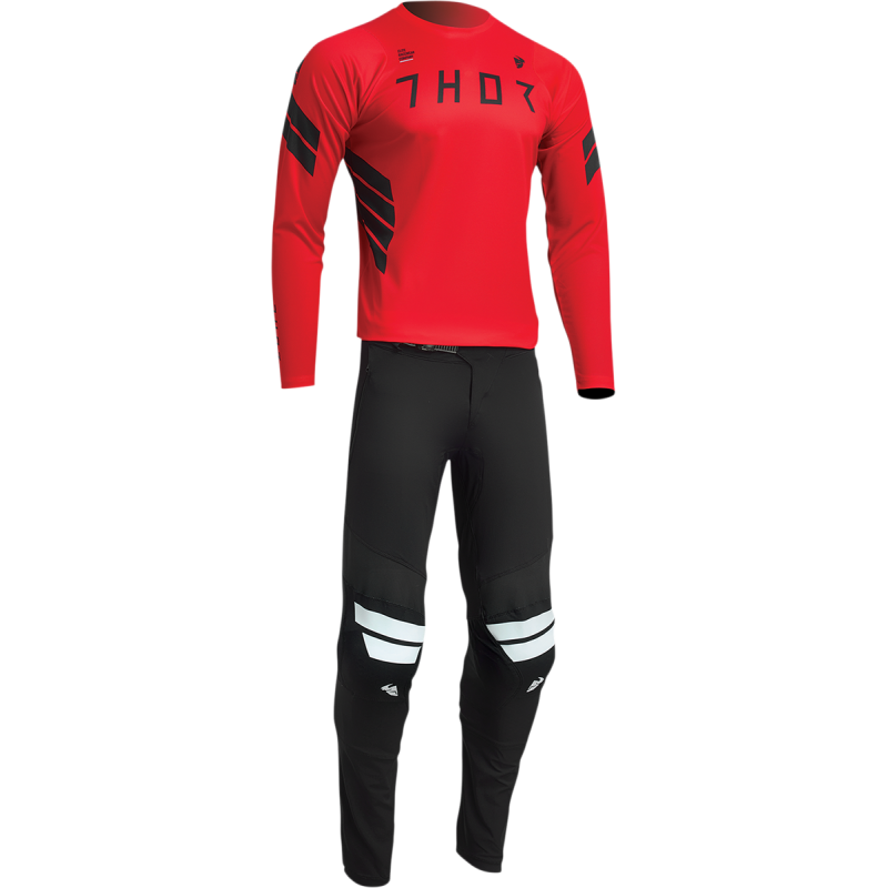 THOR PANT THOR ASSIST Black Front - Driven Powersports