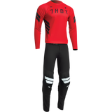 THOR PANT THOR ASSIST Black Front - Driven Powersports