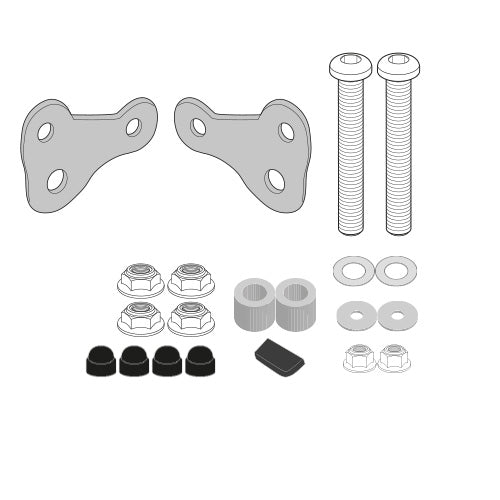 GIVI A9056A Windshield Mounting Kit for Royal Enfield Hunter 350