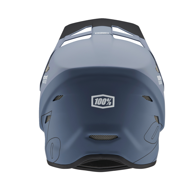 100% STATUS HELMET Drop/Steel Blue Back - Driven Powersports