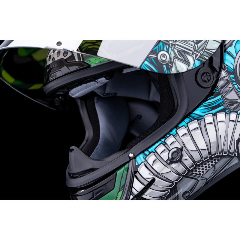 ICON HLMT AFP OUTBREAK Blue Front - Driven Powersports