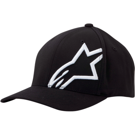 ALPINESTARS HAT CORP SHFT 2 Black/White 3/4 Front - Driven Powersports