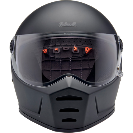 BILTWELL LANE SPLITTER ECE 22.06 Flat Black Front - Driven Powersports