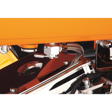 PINGEL 3/8NPT SMOOTH HEX 180DEG INWARD G/VALVE Application Shot - Driven Powersports