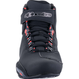 ALPINESTARS SHOE SEKTOR WP Black/Dark Gray/Fluo Red Front - Driven Powersports