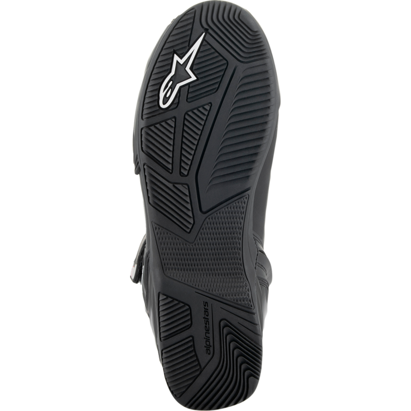 ALPINESTARS SHOE SUPERFASTER Black/Gray/Bright Red Bottom - Driven Powersports