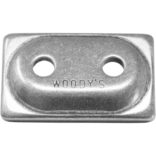 WOODY'S Angle Double Digger Alum Support Pl 12pc 3/4 Front - Driven Powersports