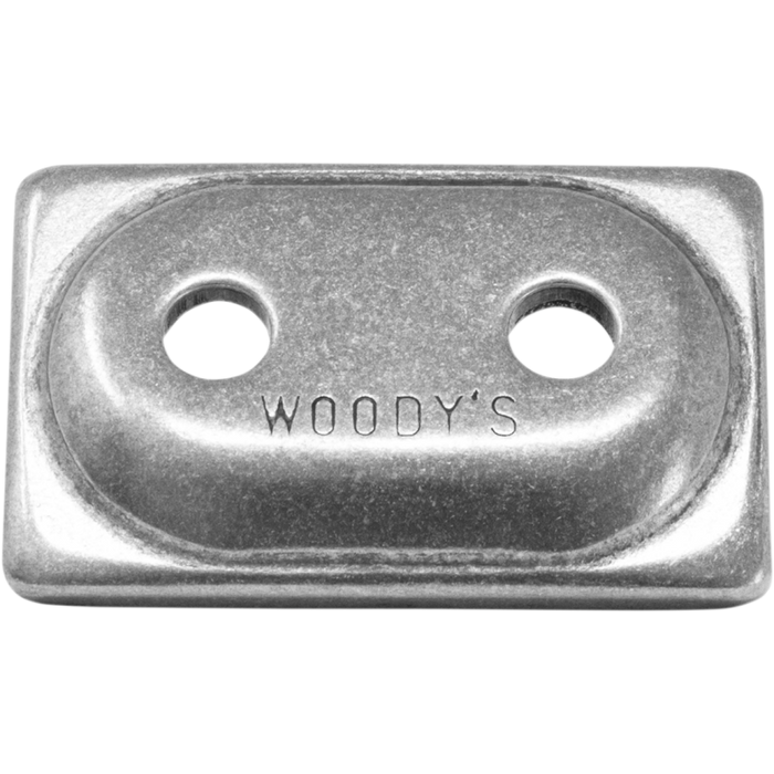 WOODY'S Angle Double Digger Alum Support Pl 12pc 3/4 Front - Driven Powersports