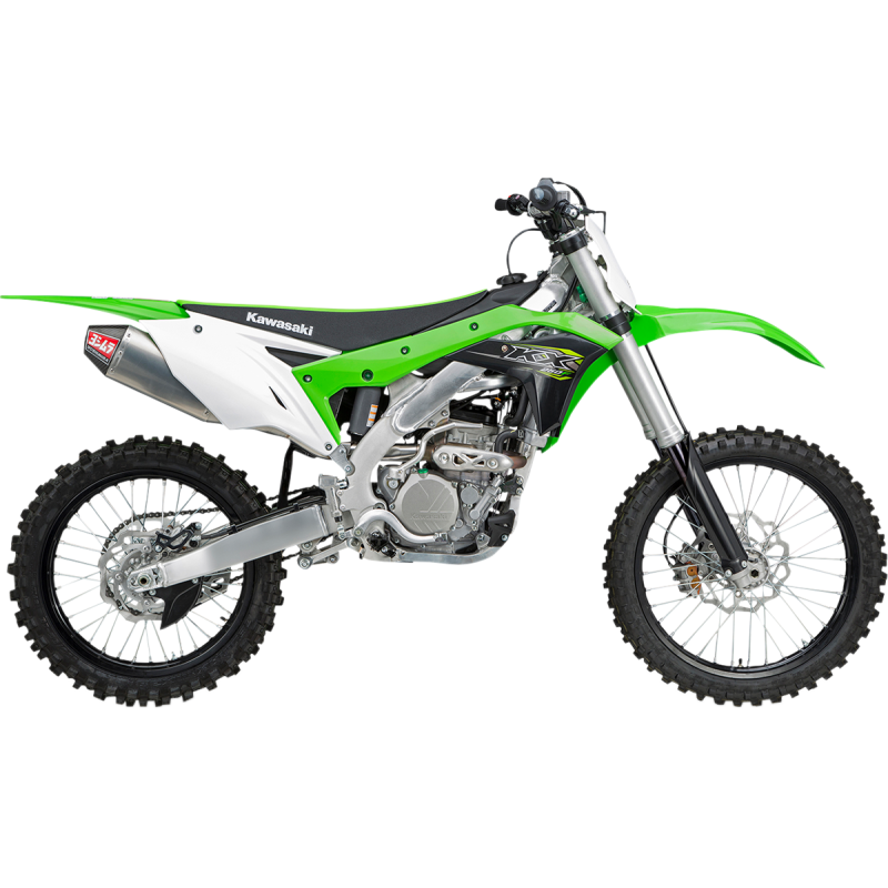 YOSHIMURA 17-20 KX250F RS-4 SO SS/AL/CF Application Shot - Driven Powersports