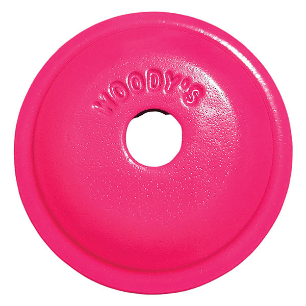 WOODY'S ROUND GRAND DIGGER BACKER PLATES Pink 48 Package 5/16" - Driven Powersports