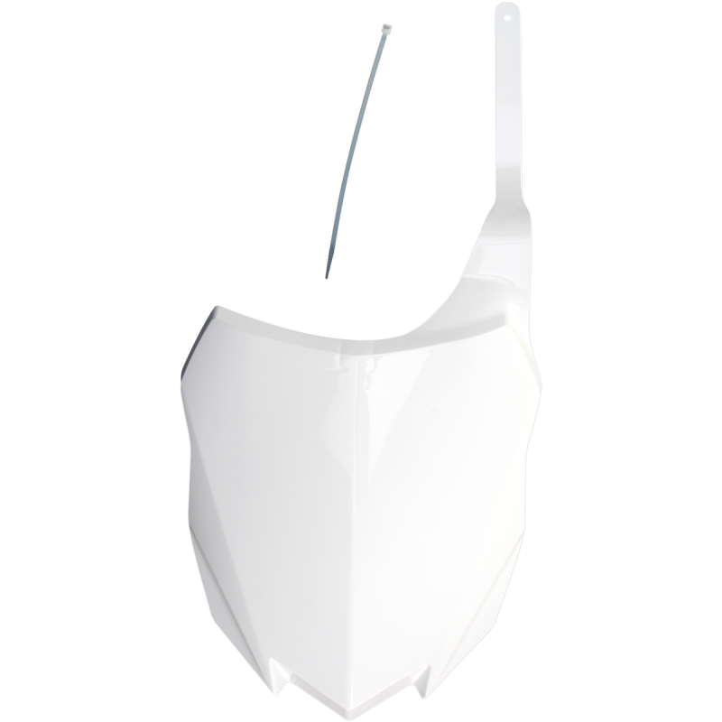 ACERBIS FRONT # PLATE- KX250F/450F:13-13 White Front - Driven Powersports