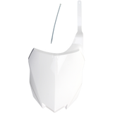 ACERBIS FRONT # PLATE- KX250F/450F:13-13 White Front - Driven Powersports