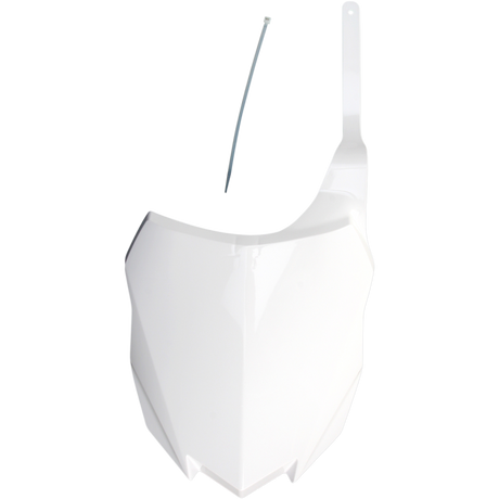 ACERBIS FRONT # PLATE- KX250F/450F:13-13 White Front - Driven Powersports