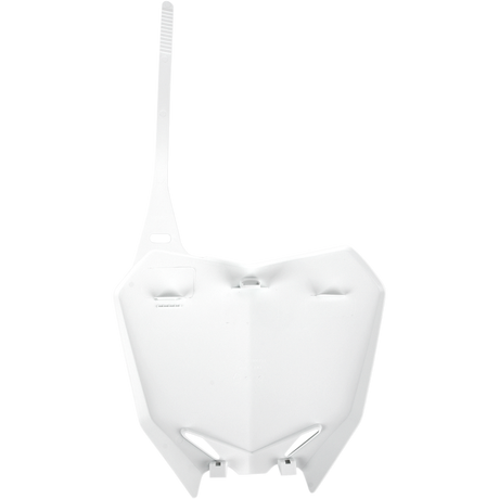 ACERBIS FRONT # PLATE- RMZ450:08-10 White Back - Driven Powersports