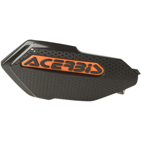 ACERBIS HANDGUARD X ELITE Black/Orange Front - Driven Powersports