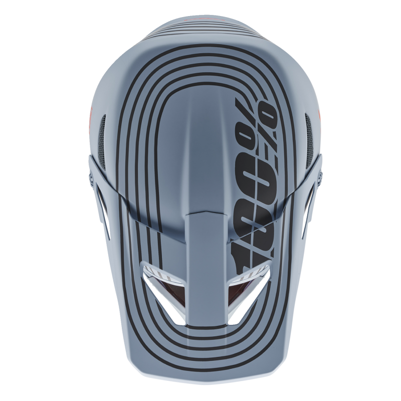 100% STATUS HELMET Caltec Grey Top - Driven Powersports