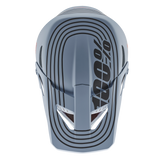 100% STATUS HELMET Caltec Grey Top - Driven Powersports