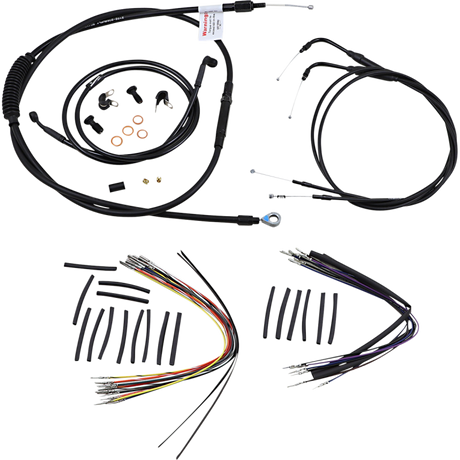 BURLY BRAND 00-06 FXST CABLE KIT 14" Front - Driven Powersports