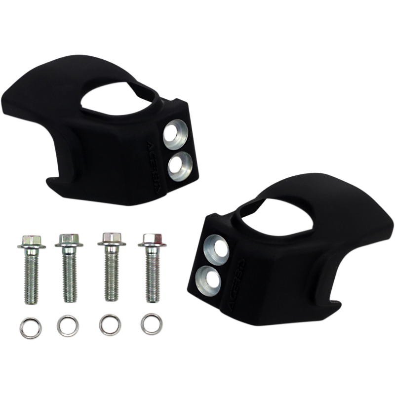 ACERBIS Fork Shoe Protectors BETA RR 2T 125-300 RR 4T 350-498 Black Front - Driven Powersports