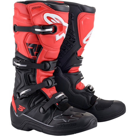 ALPINESTARS BOOT TECH 5 Black/Red Front - Driven Powersports