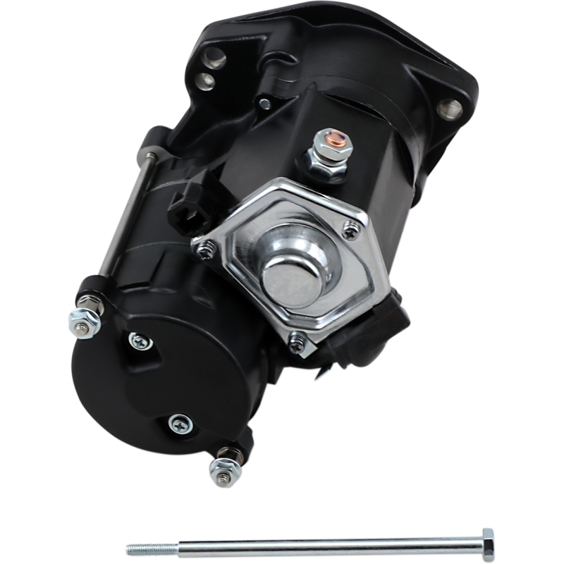 DRAG SPECIALTIES 90-06 1.7KW BT STARTER (DRAG) Black Front - Driven Powersports