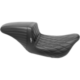 LE PERA SEAT KICKFLIP DIAM 08-19 FLHT/FLHR/FLHX/FLTR Black Front - Driven Powersports