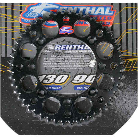 RENTHAL SPROCKET 121U-428-50GP Black Front - Driven Powersports