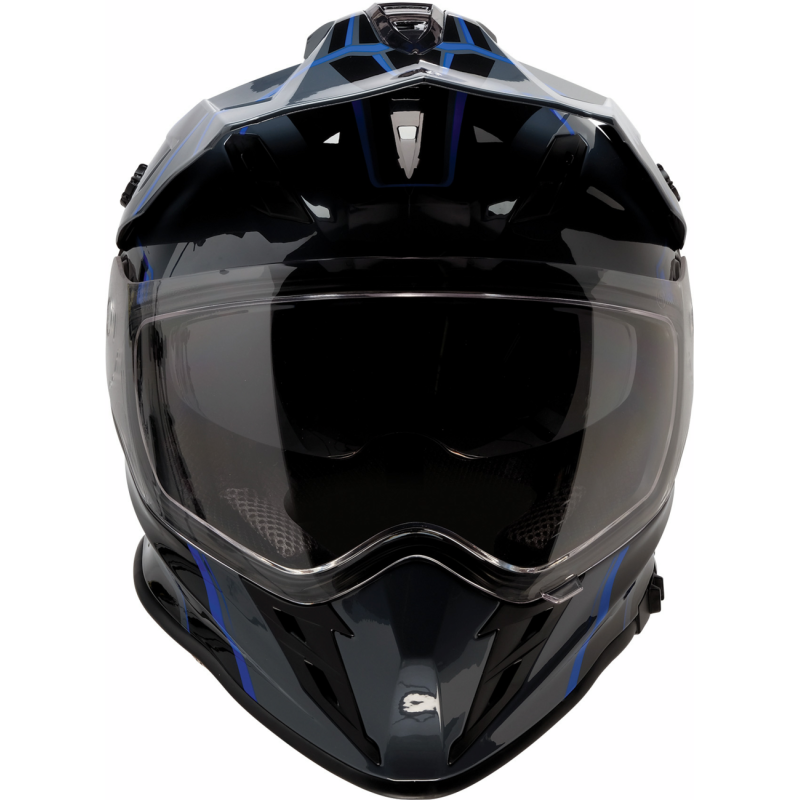 Z1R RANGE 2.0 VOYAGER Black/Blue Front - Driven Powersports