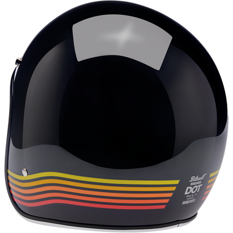 BILTWELL HELMET BONANZA Gloss Black Spectrum Back - Driven Powersports