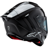 ALPINESTARS S-R10 SOLID HELMET CARB M&G Black Back - Driven Powersports
