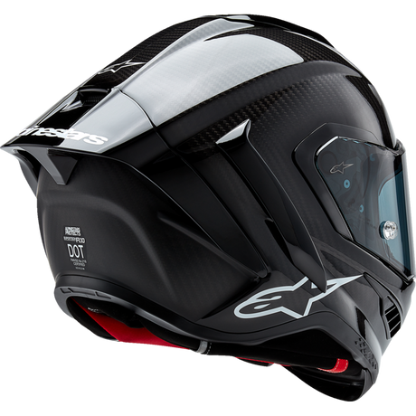 ALPINESTARS S-R10 SOLID HELMET CARB M&G Black Back - Driven Powersports