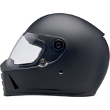 BILTWELL LANE SPLITTER ECE 22.06 Flat Black Left Side - Driven Powersports