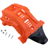 ACERBIS SKID PLATE KTM HUS Orange 16/White 20 Front - Driven Powersports
