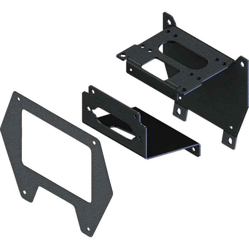 KFI PRODUCTS WINCH MOUNT - POLARIS (102050) Front - Driven Powersports