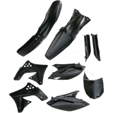 ACERBIS PLASTIC KIT FULL- KX250F:09-10 Black Bottom - Driven Powersports