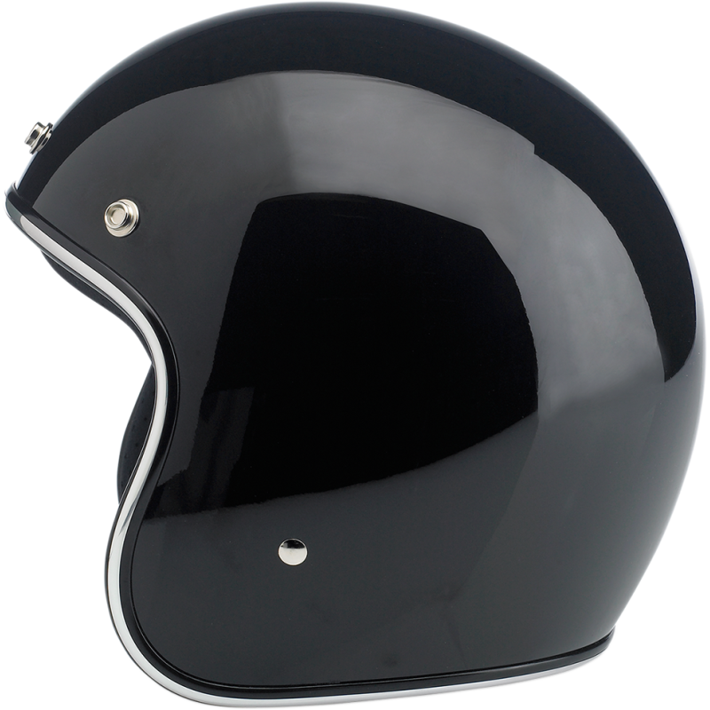BILTWELL HELMET BONANZA Gloss Black Side - Driven Powersports