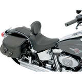 DRAG SPECIALTIES 00-05 FX/FLST SOLO SEAT SMOOTH F/B/REST Application Shot - Driven Powersports